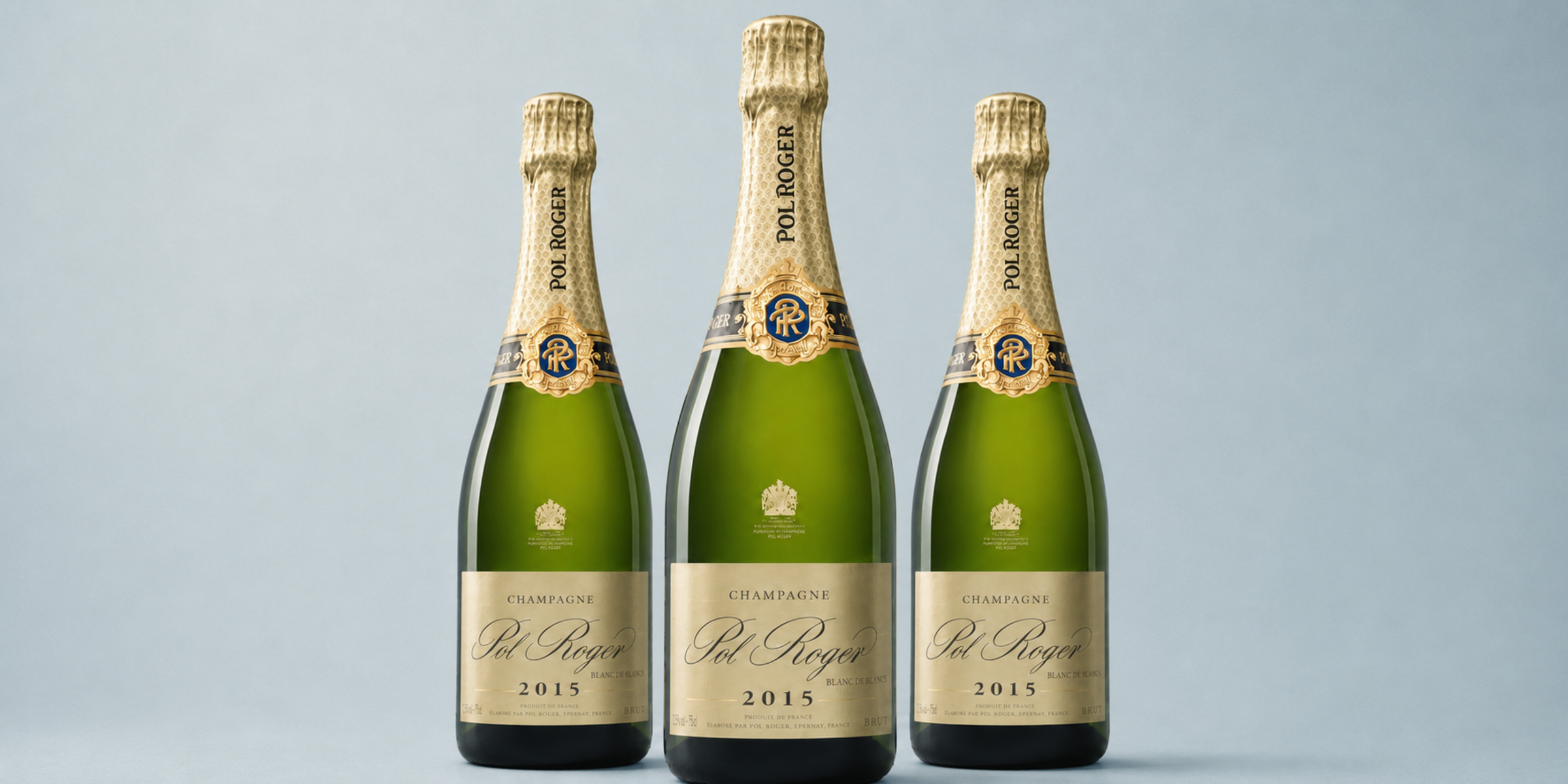 Champagne. By the case, as it should be.